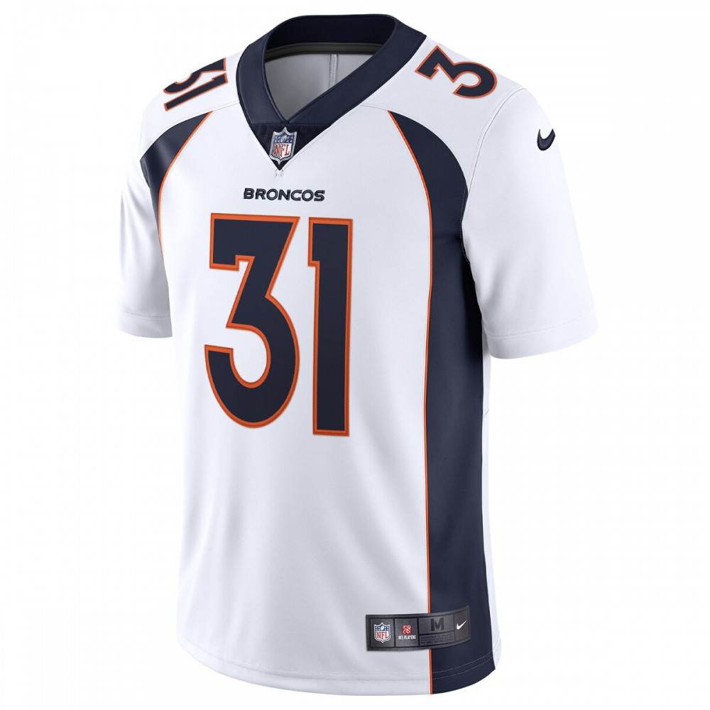 Justin Simmons Denver Broncos Nike Vapor Limited Jersey - White-Profan Arena